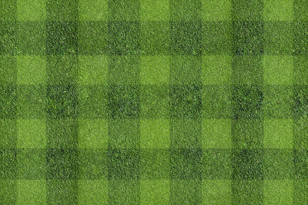Lawn Checker Board Mowing Pattern