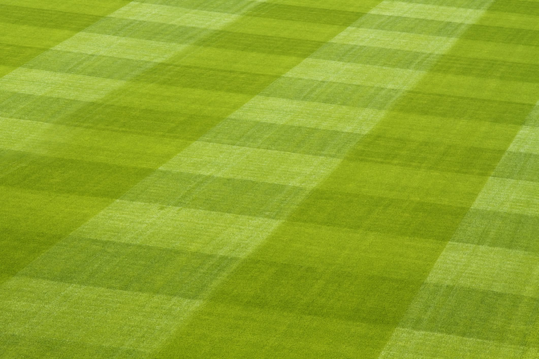 Plaid Lawn Mowing Pattern