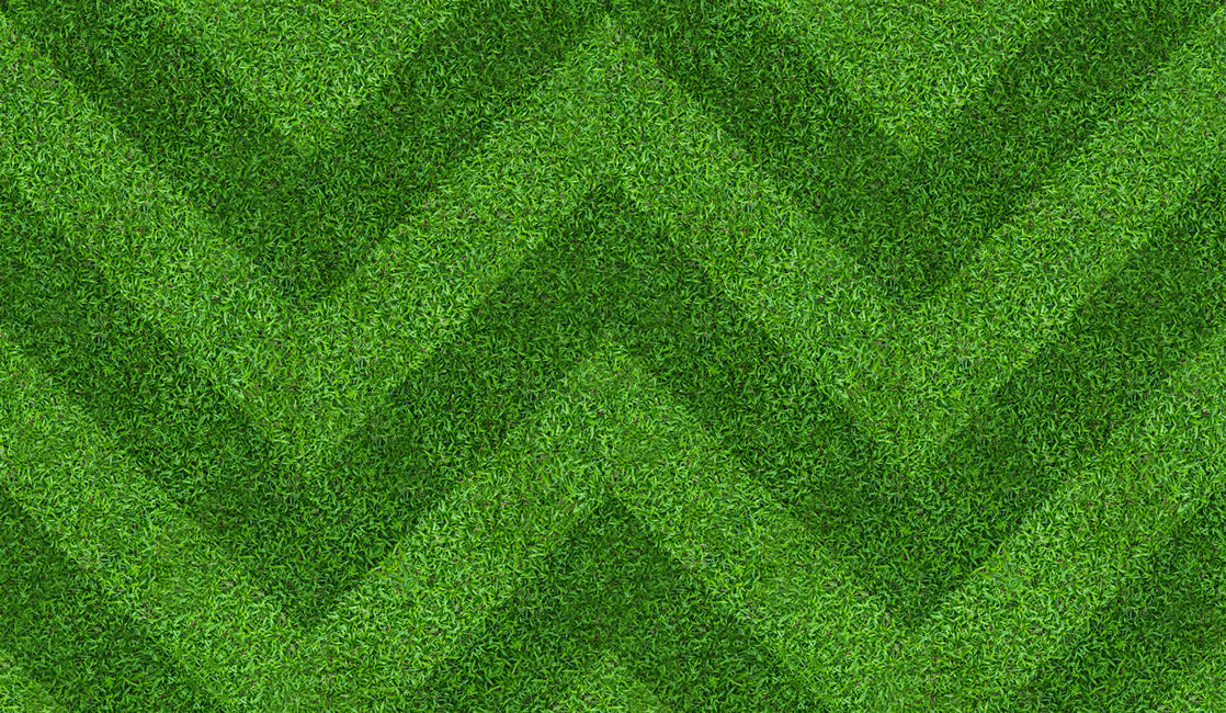 zigzag lawn mowing pattern